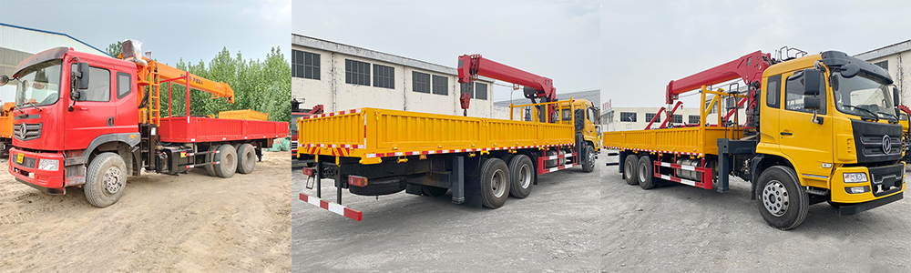 رافعة مثبتة على شاحنة سعة 12 طنًا