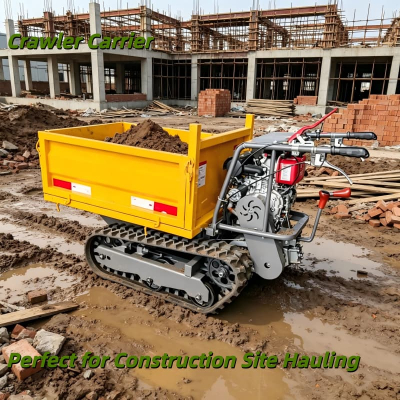 Transporteur sur chenilles 0,5T – Mini Dumper