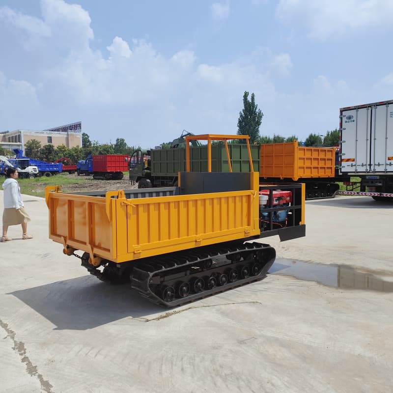 شاحنة قلابة مطاطية صغيرة بوزن 3 أطنان