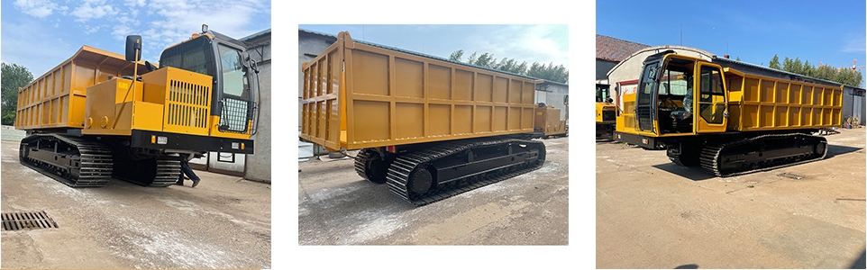 شاحنة قلابة مجنزرة سعة 50 طنًا