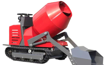 Bétonnière à chargement automatique sur chenilles de 500 L : une efficacité tout-en-un pour chaque chantier