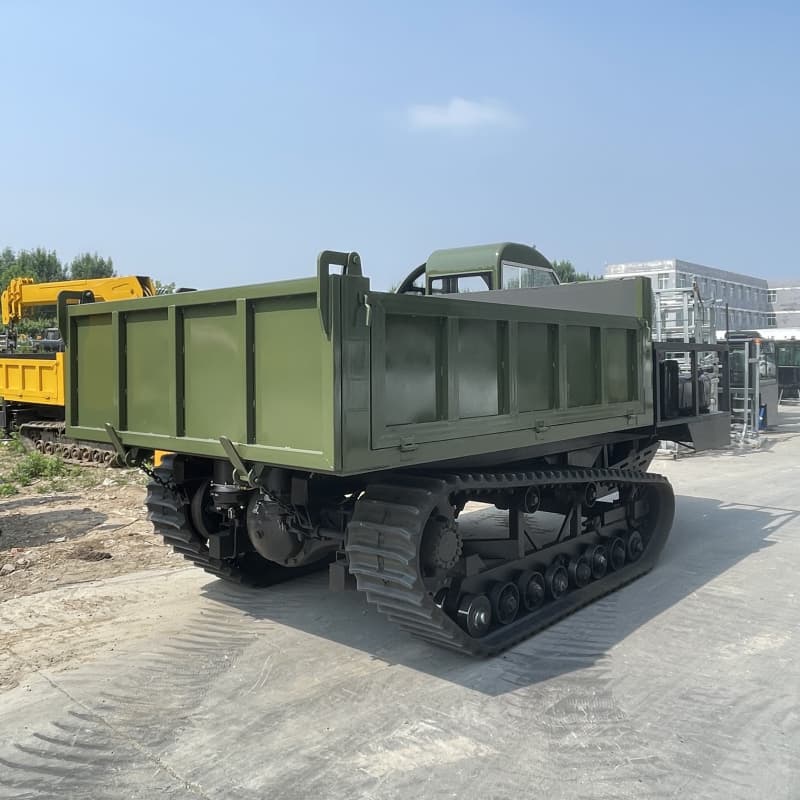 8 Tons Rubber Track Dump Truck