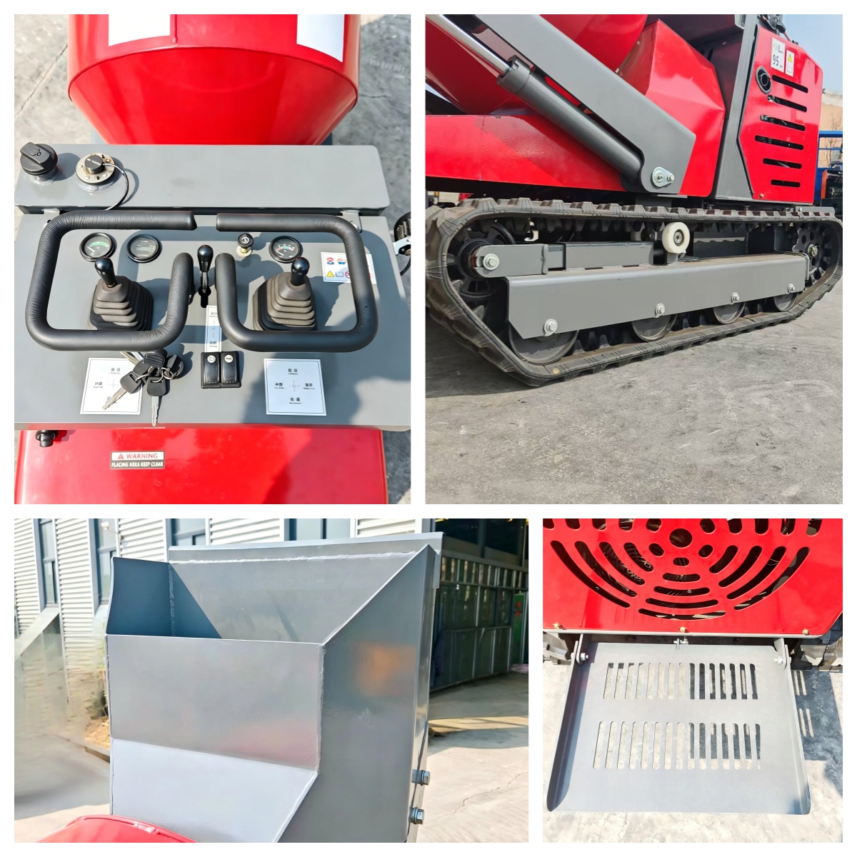 Mezcladora de Concreto Oruga 500L