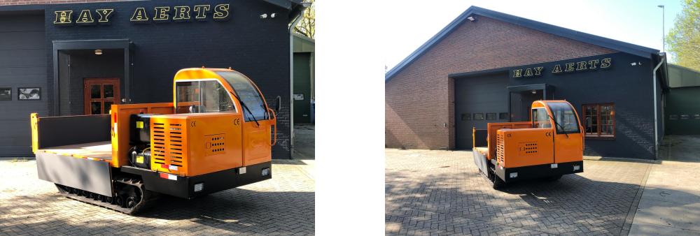 नीदरलैंड - 5-टन रबर ट्रैक डंप ट्रक