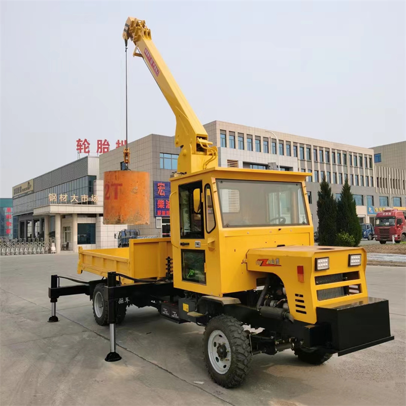 Crane montada en camión de 2 toneladas