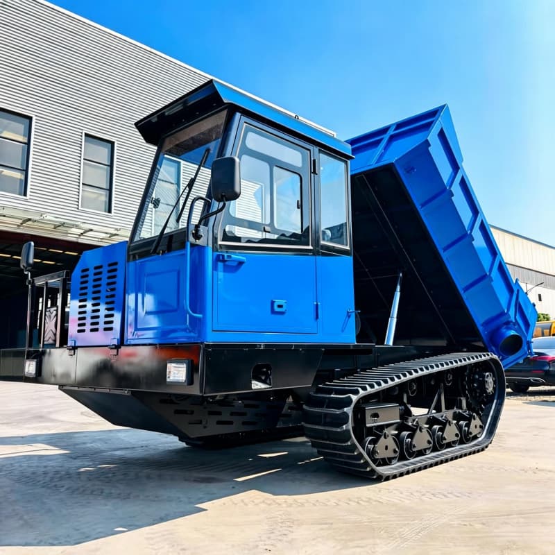 Crawler dumper with Discharge Port