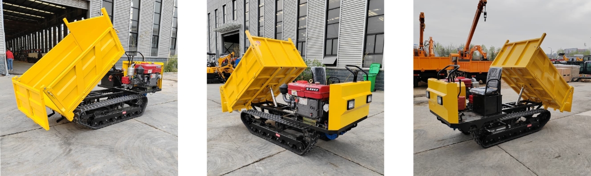 شاحنة قلابة مجنزرة سعة 2 طن