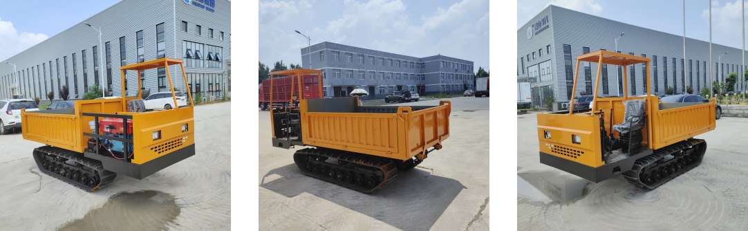 شاحنة قلابة مطاطية صغيرة بوزن 3 أطنان