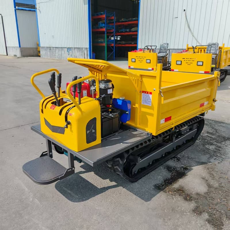 Dumper de orugas con operador a pie de 1,8 T