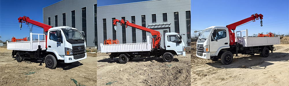 رافعة مثبتة على شاحنة سعة 5 أطنان