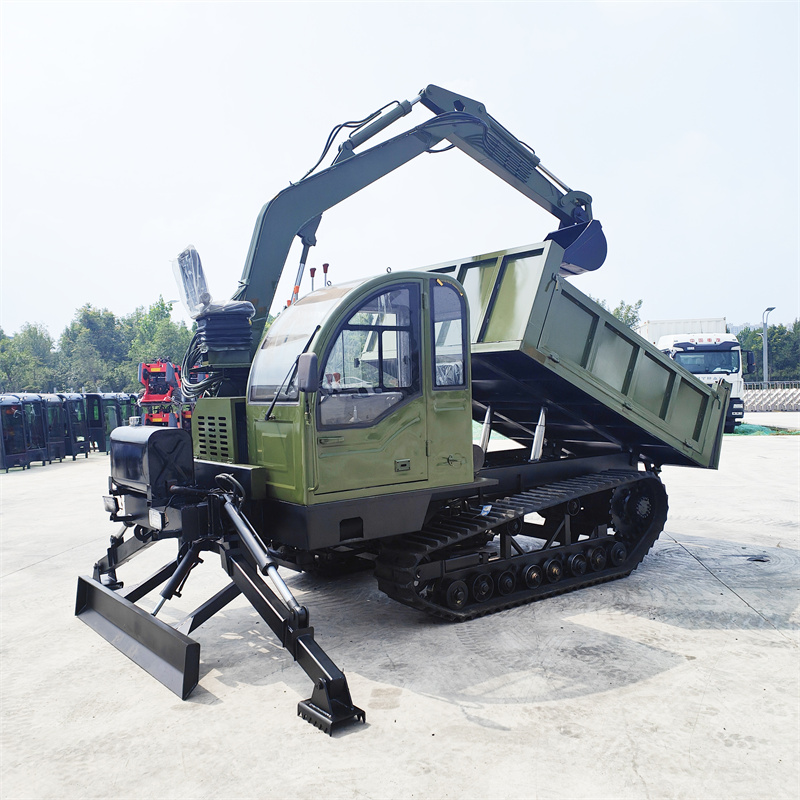 حفارة مثبتة على شاحنة زاحفة سعة 8 أطنان