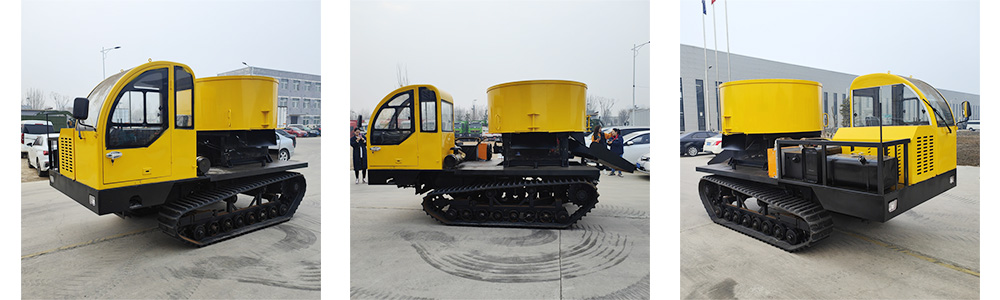 خلاطة خرسانة مجنزرة سعة 3 أمتار مكعبة