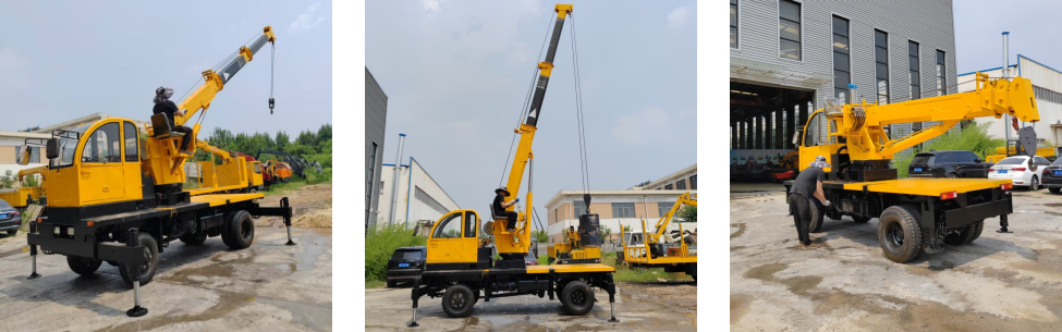 رافعة تلسكوبية مثبتة على شاحنة سعة 5 أطنان