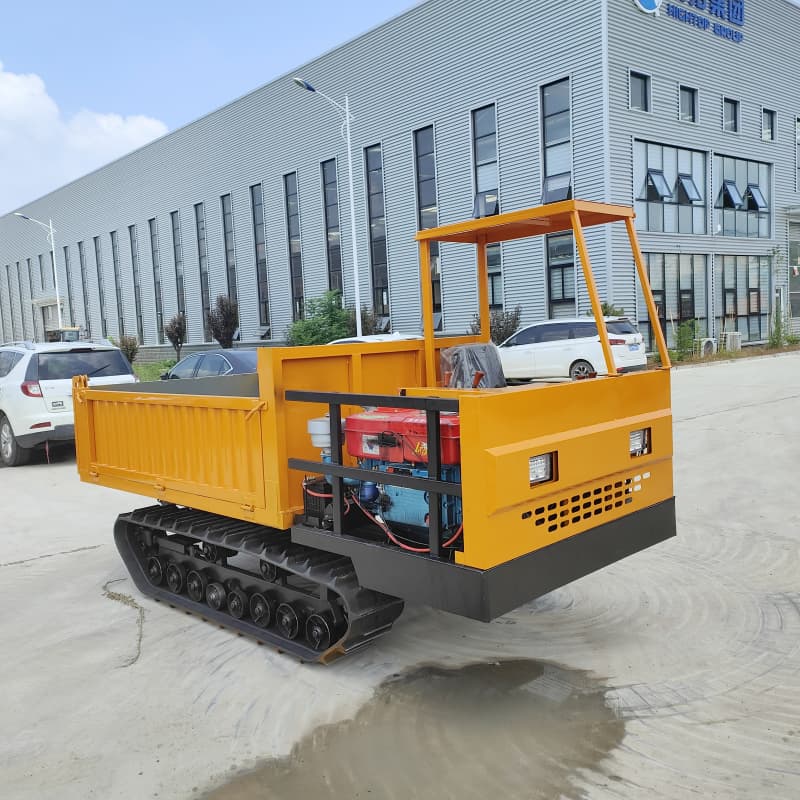 شاحنة قلابة مطاطية صغيرة بوزن 3 أطنان