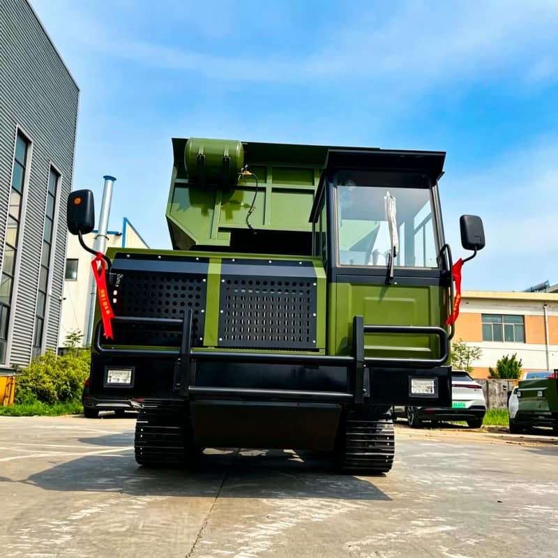 15-тонный стальной гусеничный самосвал