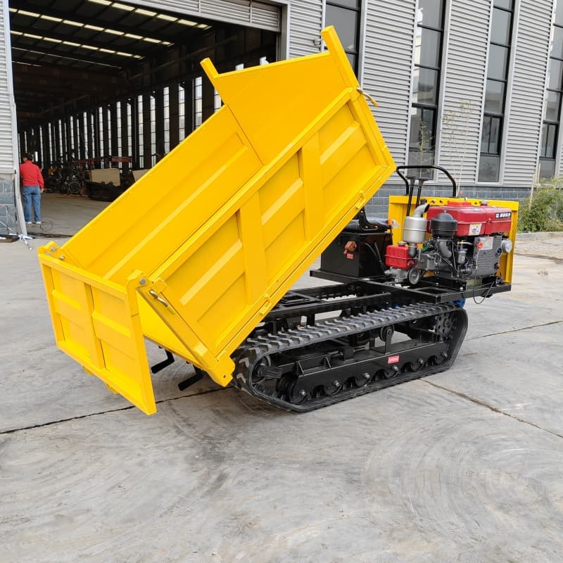 شاحنة قلابة مجنزرة سعة 2 طن