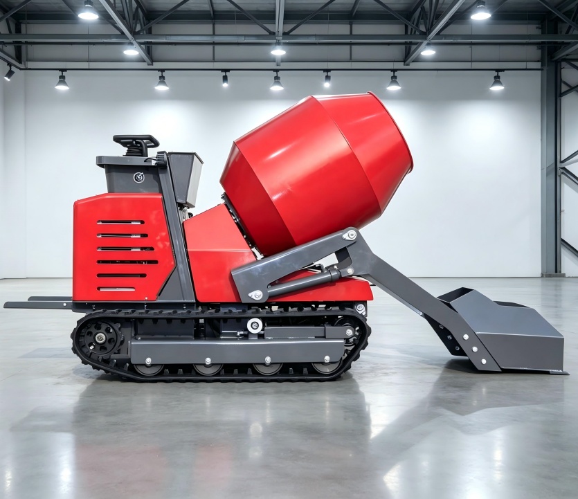 Mezcladora de Concreto Oruga 500L