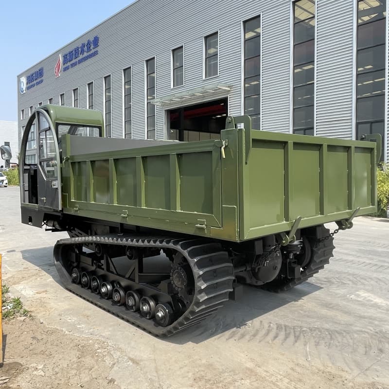 8 Tons Rubber Track Dump Truck