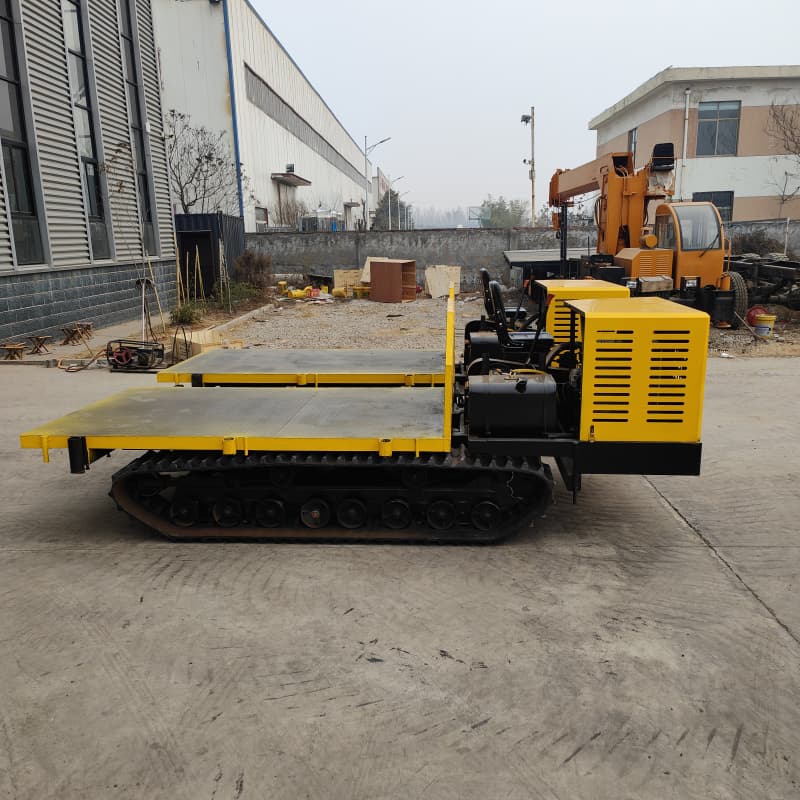 Transportador de plataforma sobre orugas de 5 toneladas