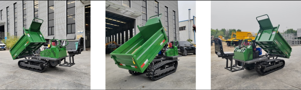 شاحنة قلابة صغيرة بمسار مطاطي سعة 1.5 طن