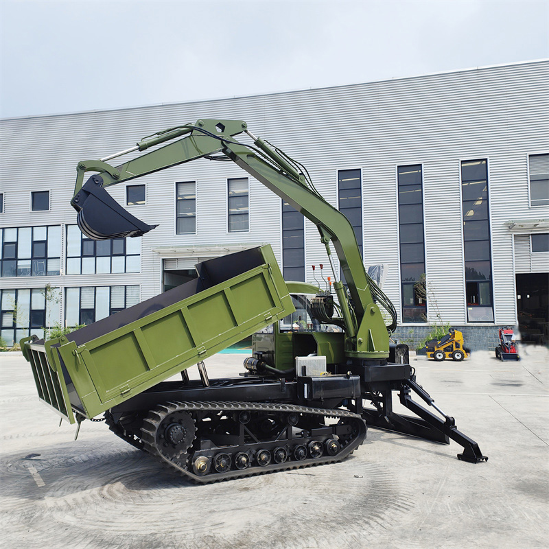 حفارة مثبتة على شاحنة زاحفة سعة 8 أطنان