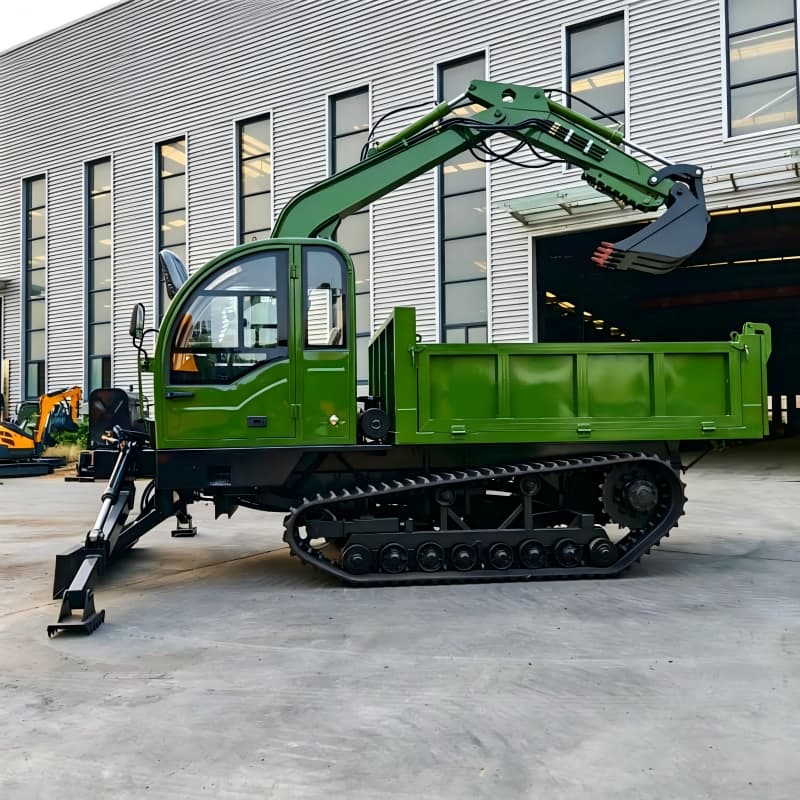 Dumper à chenilles de 8 tonnes