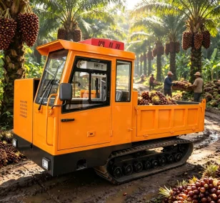 4 Ton Rubber Track Dumper Truck