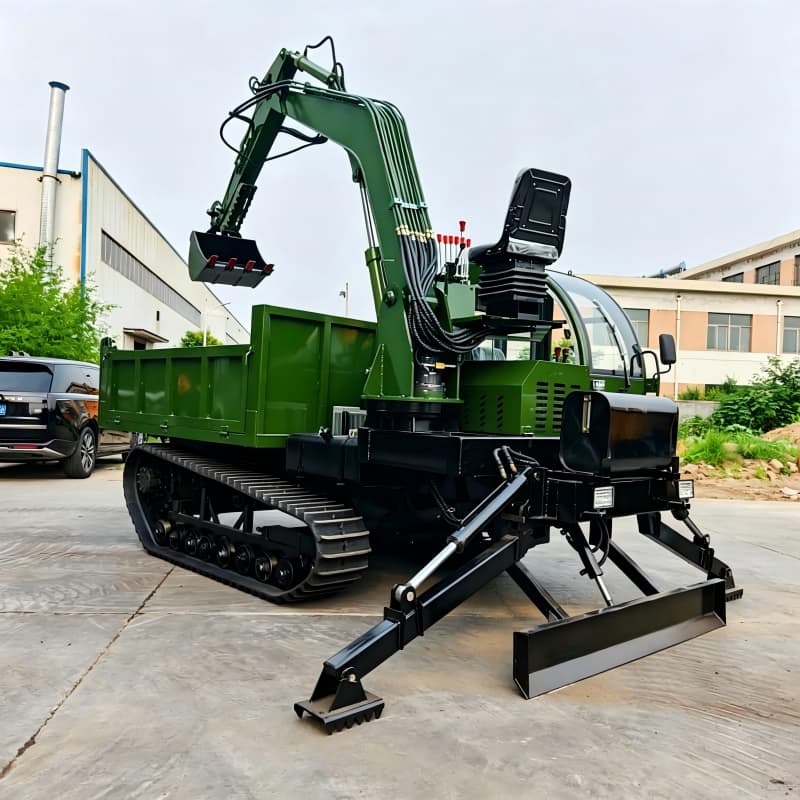 Dumper à chenilles de 8 tonnes