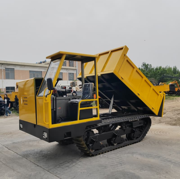 Camión volquete transportador de orugas de 5 toneladas