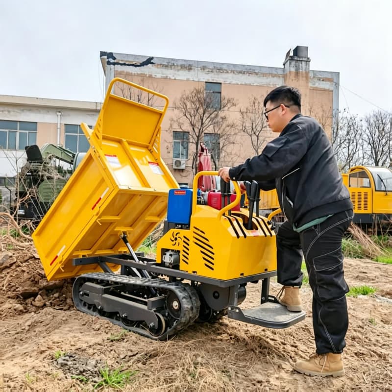 0.8T मिनी क्रॉलर डम्पर