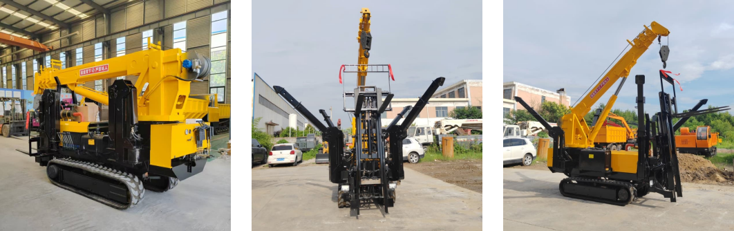 Le chariot élévateur à grue araignée de Kuàngchéng Machinery est désormais disponible
