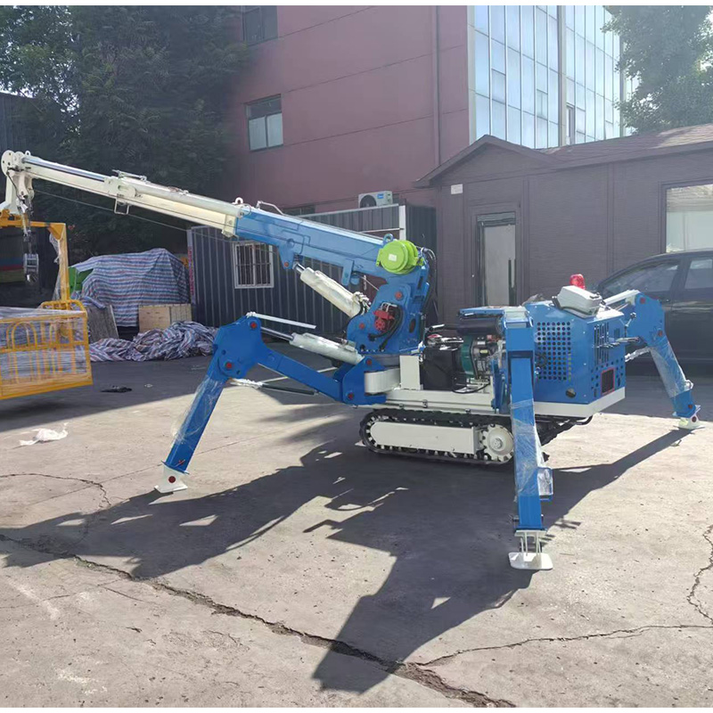 2 tons small spider crane