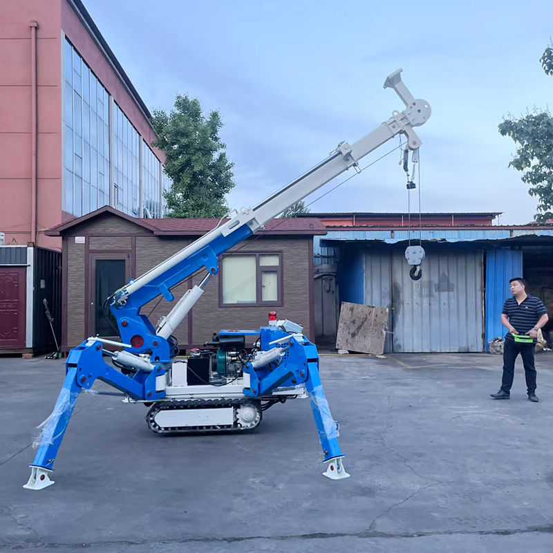 2 tons small spider crane