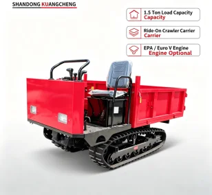 1.5 Ton Ride-On Tracked Dumper