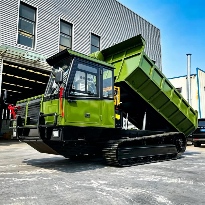 15-тонный стальной гусеничный самосвал