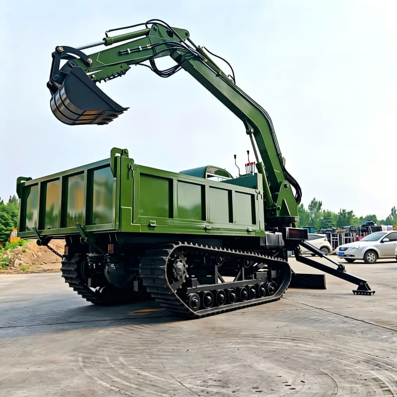 Dumper à chenilles de 8 tonnes