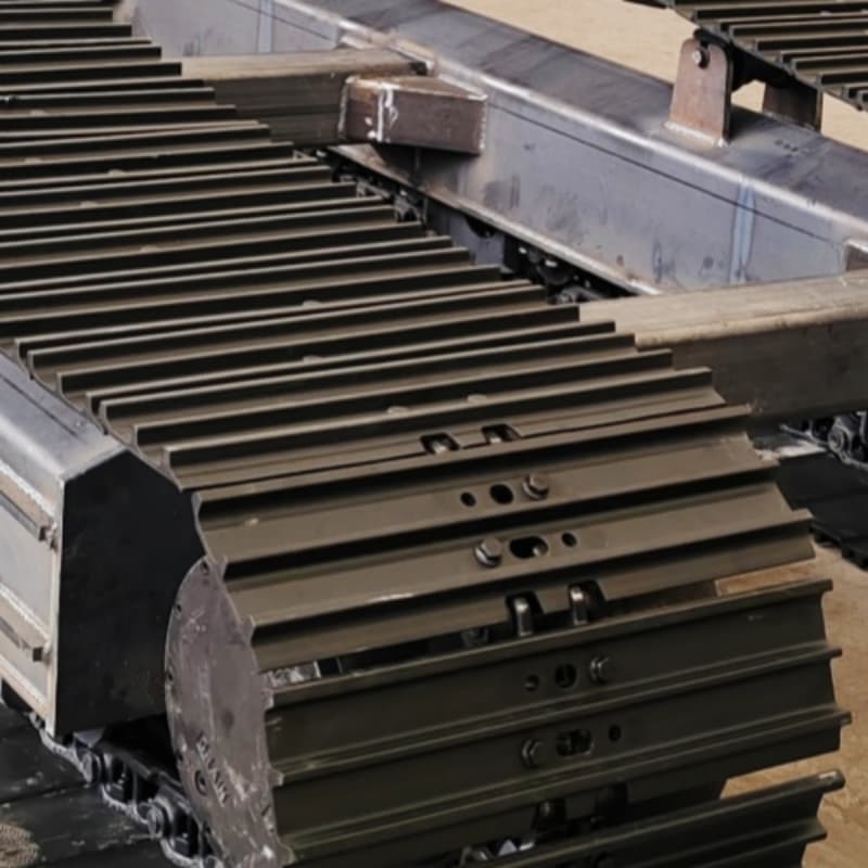 15-тонный стальной гусеничный самосвал