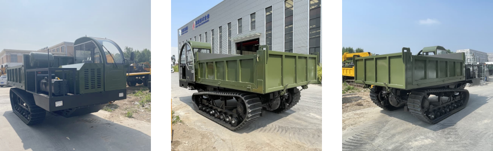 8 Tons Rubber Track Dump Truck