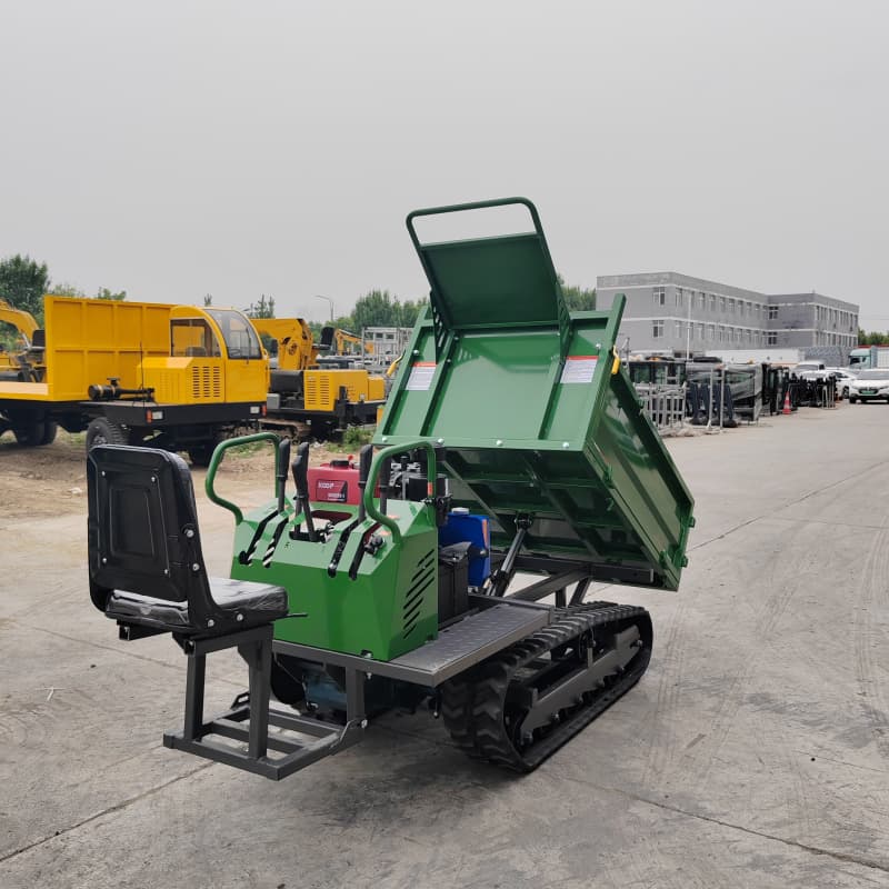 شاحنة قلابة صغيرة بمسار مطاطي سعة 1.5 طن