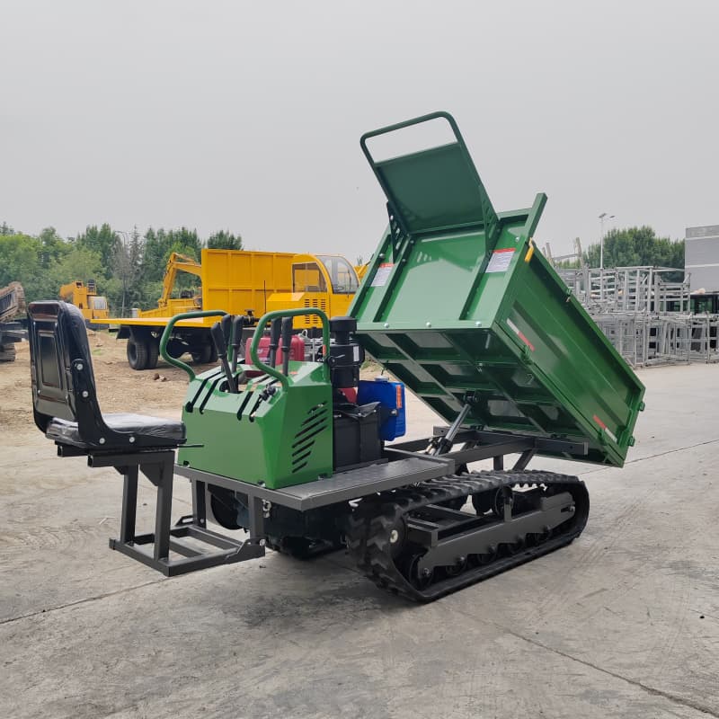 شاحنة قلابة صغيرة بمسار مطاطي سعة 1.5 طن