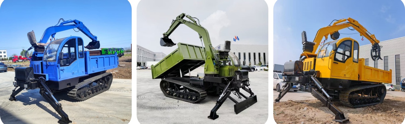 Ekskavator 8 Ton yang Dapat Disesuaikan yang Dipasang di Truk