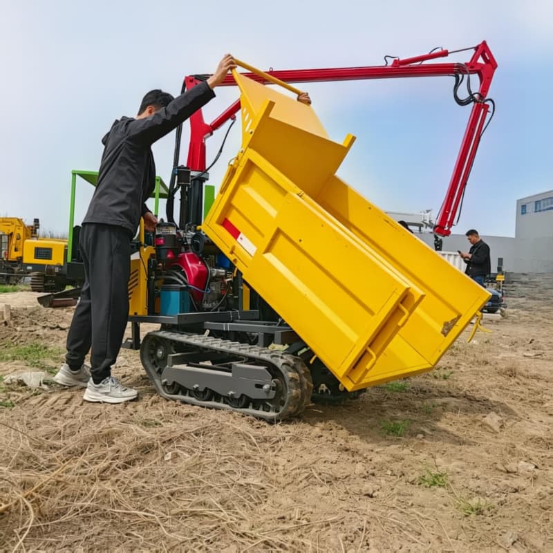 0.8T मिनी क्रॉलर डम्पर