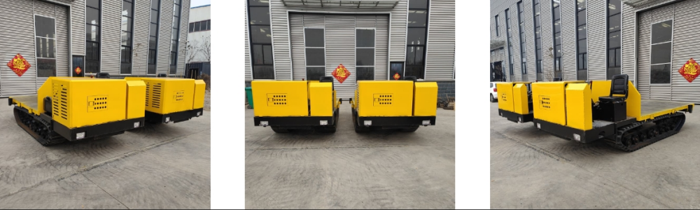 Transportador de plataforma sobre orugas de 5 toneladas