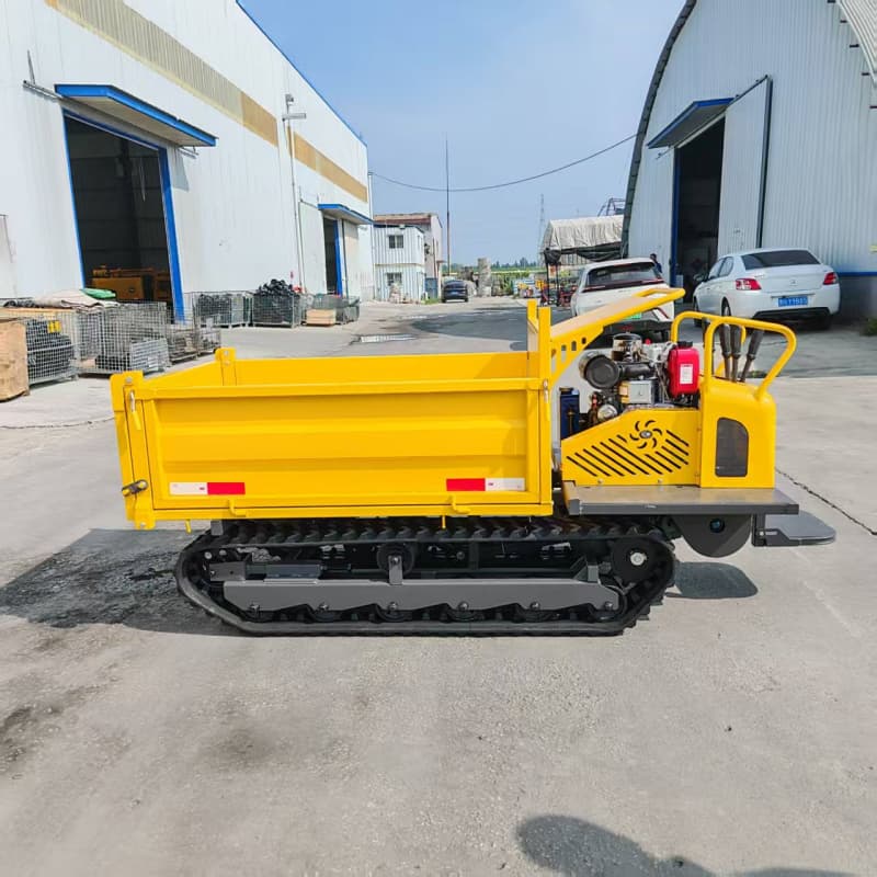 Dumper de orugas con operador a pie de 1,8 T