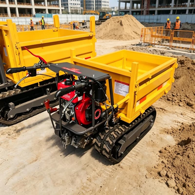 Transporteur sur chenilles 0,5T – Mini Dumper