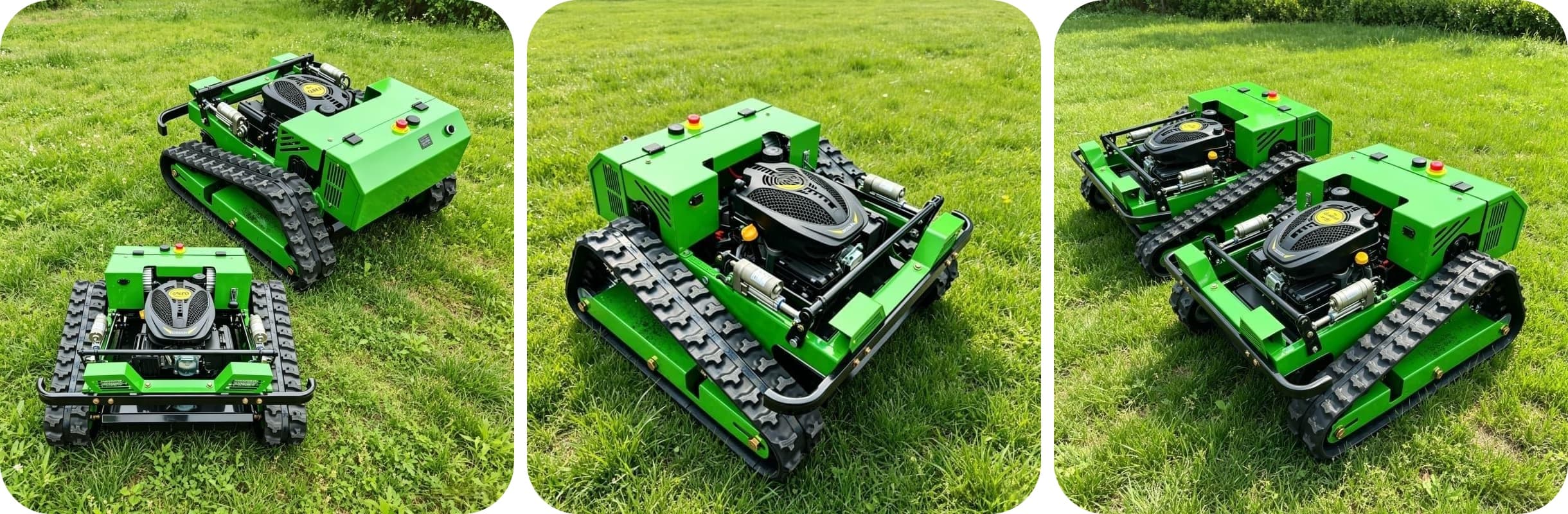 New Arrival · All-Terrain Intelligent Lawn Mower · Efficient & Safe Cutting Solution
