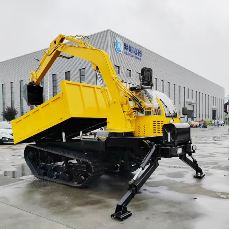 حفارة تفريغ غابات بوزن 8 أطنان