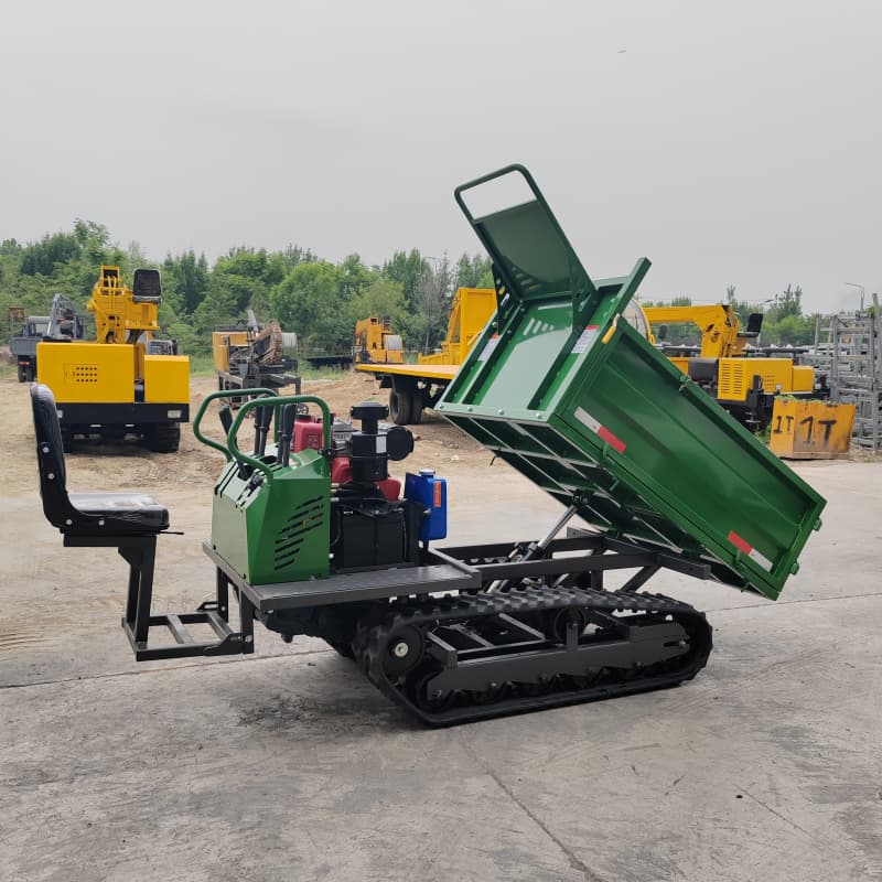 شاحنة قلابة صغيرة بمسار مطاطي سعة 1.5 طن