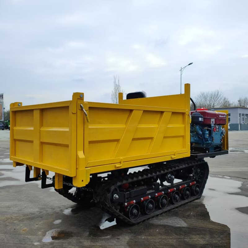 شاحنة قلابة مجنزرة سعة 2 طن