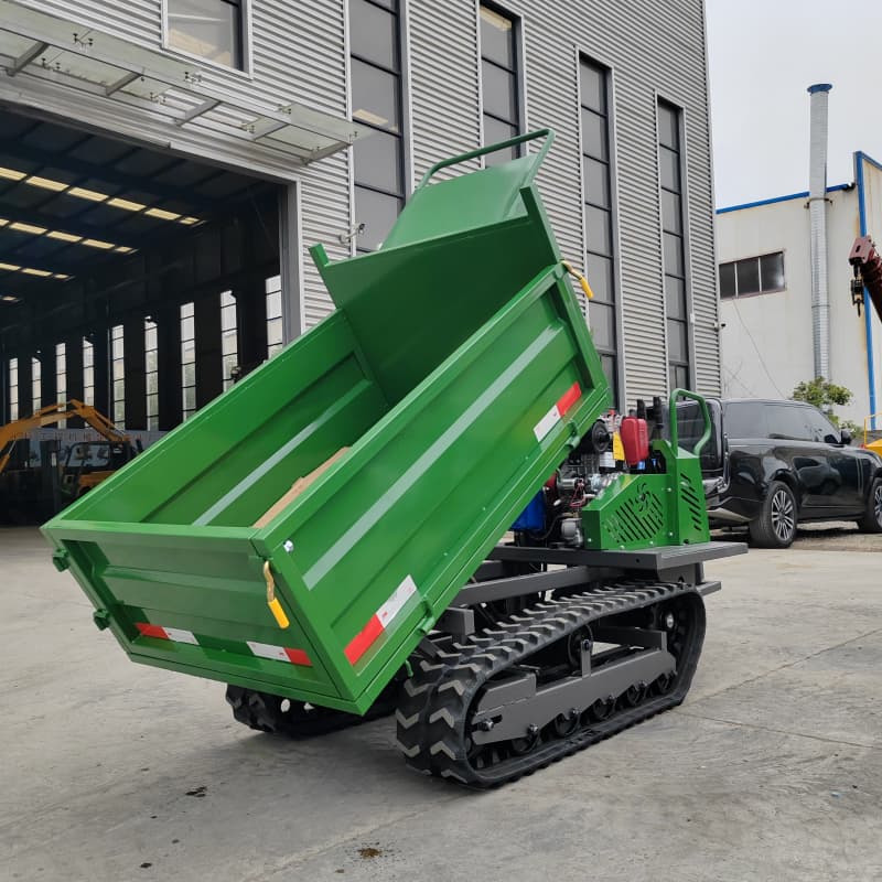 شاحنة قلابة صغيرة بمسار مطاطي سعة 1.5 طن